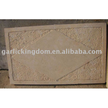 Pavimento de piedra caliza beige